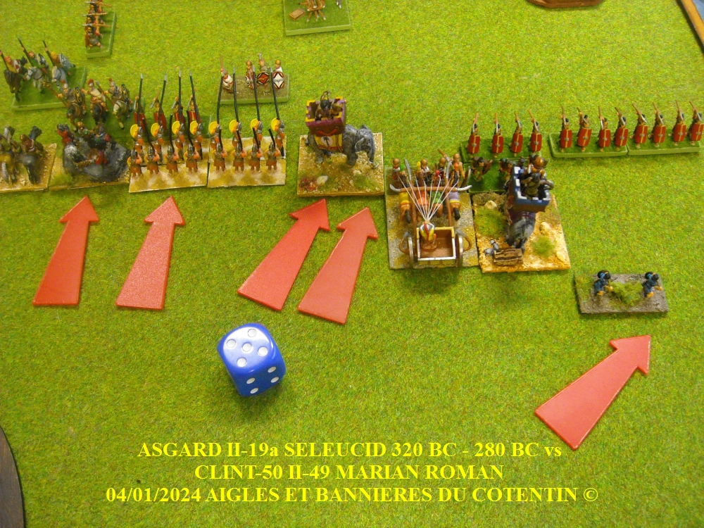 GALERIE ASGARD II-19a SELEUCID 320 BC - 280 BC vs  CLINT-50 II-49 MARIAN ROMAN 105 BC - 25 BC  AIGLES ET BANNIERES DU COTENTIN 04-01-2024  16-abc17