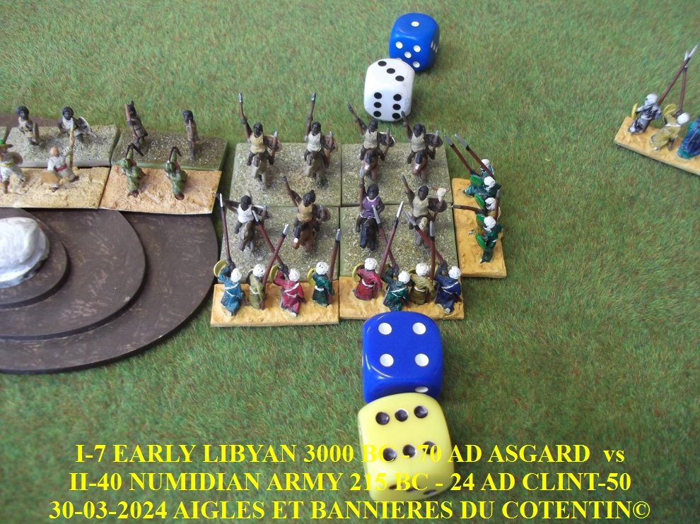 GALERIE I-7 EARLY LIBYAN 3000 BC - 70 AD ASGARD  vs II-40 NUMIDIAN ARMY 215 BC - 24 AD CLINT-50 16-abc26