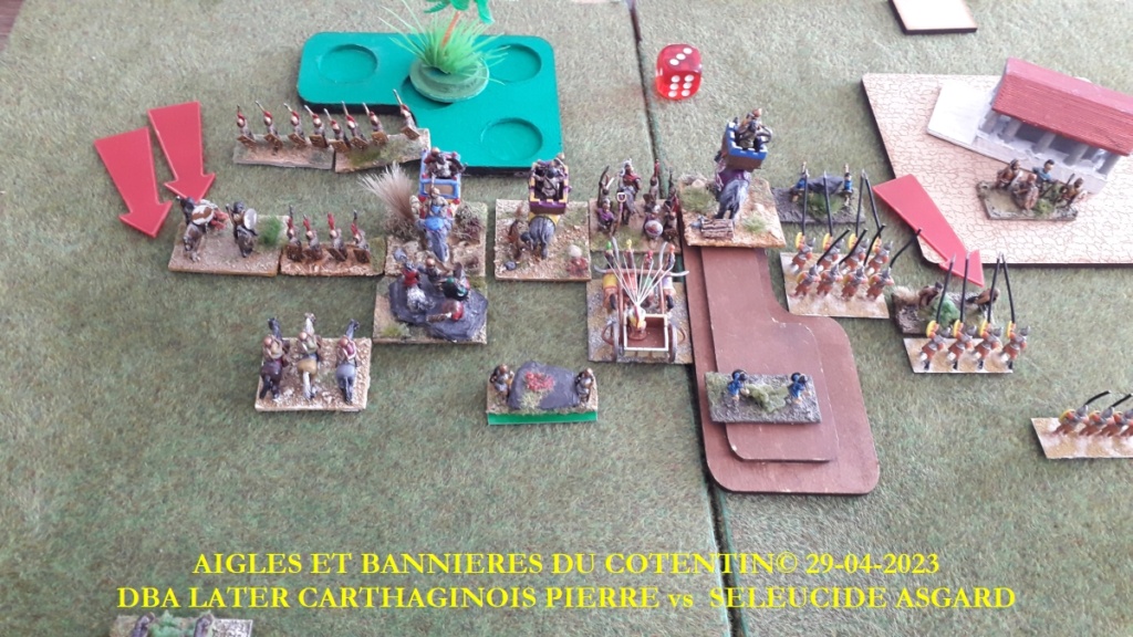 GALERIE - Réunion le samedi 29 avril 2023 14h00-18h <> DBA 3.0 Later Carthaginois Pierre vs Seleucid Asgard 16_abc52