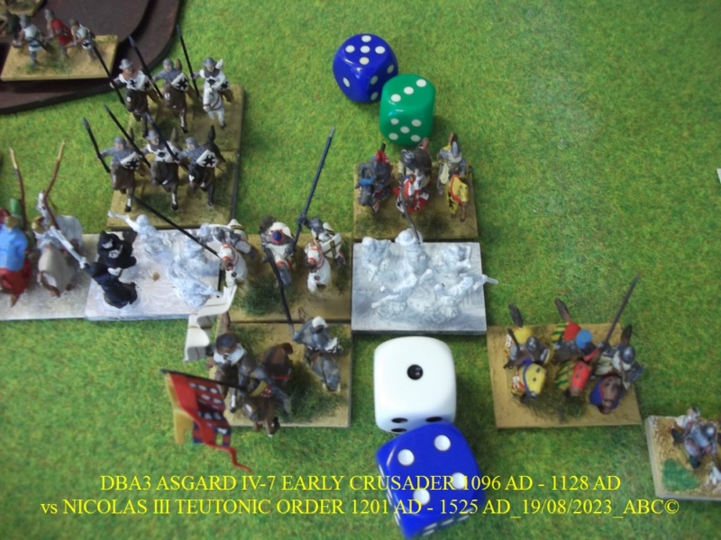 GALERIE DBA 3ème partie samedi 19 Août 2023 au local NICOLAS III TEUTONIC vs ASGARD IV-7 EARLY CRUSADER 1096 AD - 1128 AD  17-dba14