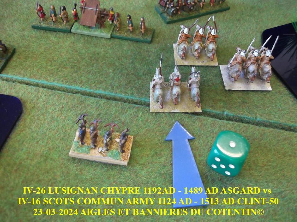 GALERIE IV-26 LUSIGNAN CHYPRE 1192AD - 1489 AD ASGARD  vs  IV-16 SCOTS COMMUN ARMY 1124 AD - 1513 AD CLINT-50 18-abc22