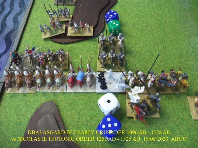 GALERIE DBA 3ème partie samedi 19 Août 2023 au local NICOLAS III TEUTONIC vs ASGARD IV-7 EARLY CRUSADER 1096 AD - 1128 AD  18-dba14