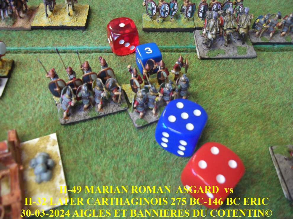 GALERIE II-49 MARIAN ROMAN 105BC - 25BC  ASGARD  vs II-32 LATER CARTHAGINOIS 275 BC-146 BC ERIC 19-abc25