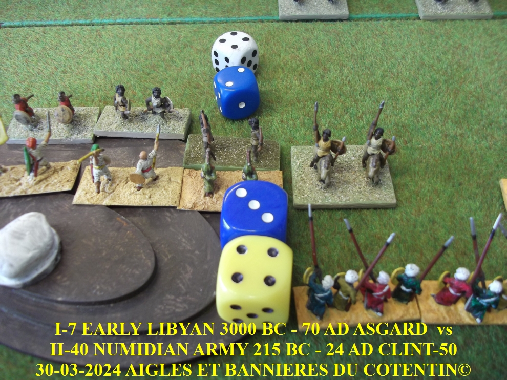 GALERIE I-7 EARLY LIBYAN 3000 BC - 70 AD ASGARD  vs II-40 NUMIDIAN ARMY 215 BC - 24 AD CLINT-50 20-abc22