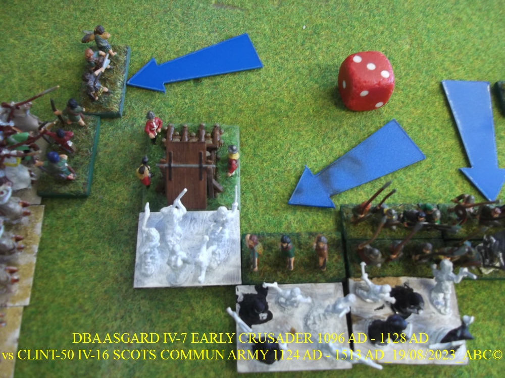 GALERIE DBA samedi 19 Août 2023 au local ASGARD IV-7 EARLY CRUSADER 1096 AD - 1128 AD vs CLINT-50 IV-16 SCOTS COMMUN ARMY 1124 AD - 1513 AD 21-dba11