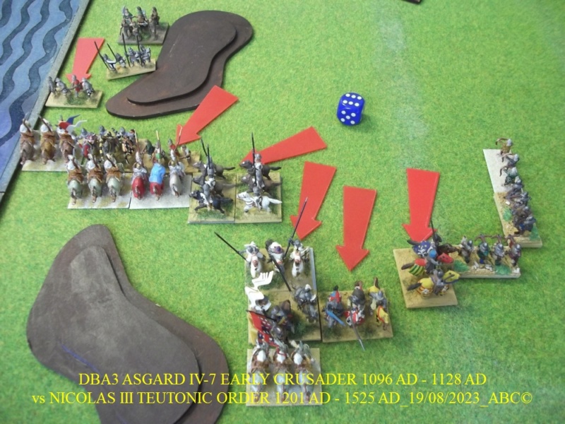 GALERIE DBA 3ème partie samedi 19 Août 2023 au local NICOLAS III TEUTONIC vs ASGARD IV-7 EARLY CRUSADER 1096 AD - 1128 AD  21-dba12