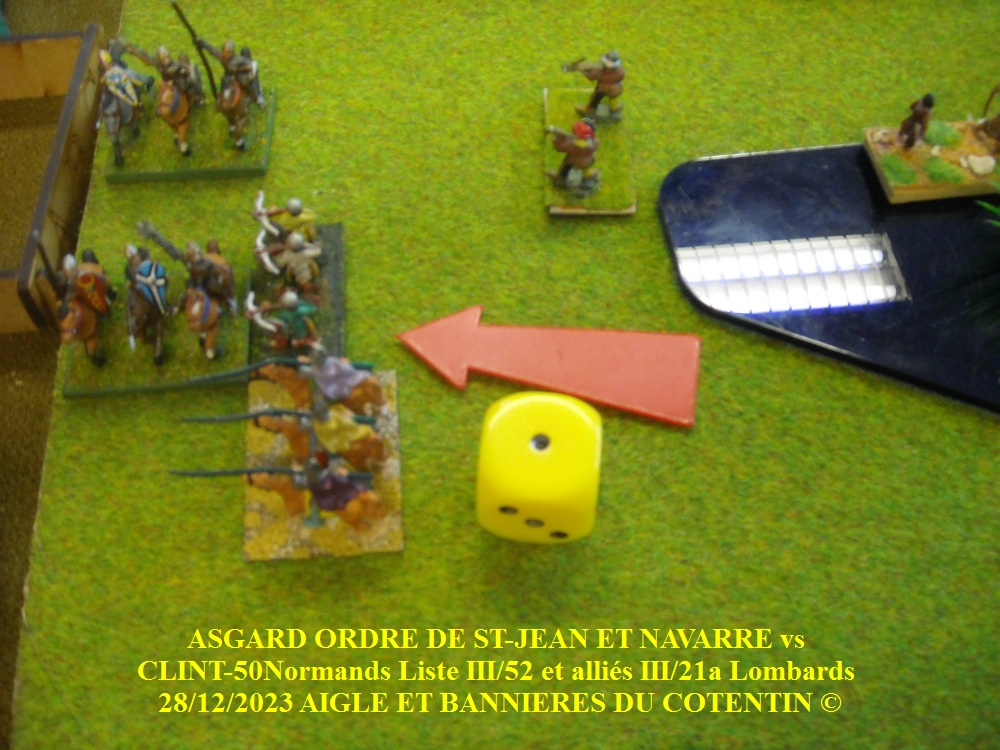 GALERIE CLINT-50 Normands Liste III/52 et alliés III/21a Lombards vs ASGARD ORDRE DE ST-JEAN allié NAVARRE 28/12/2023 22-abc15