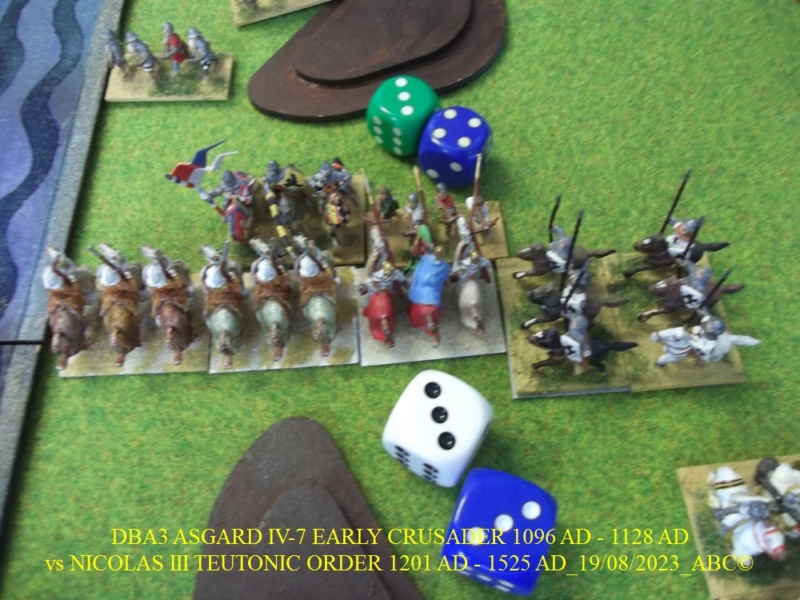 GALERIE DBA 3ème partie samedi 19 Août 2023 au local NICOLAS III TEUTONIC vs ASGARD IV-7 EARLY CRUSADER 1096 AD - 1128 AD  23-dba12