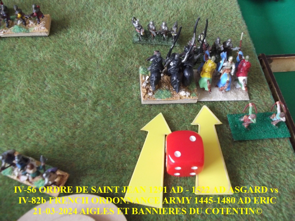 GALERIE IV-56 ORDRE DE SAINT JEAN 1291 AD - 1522 AD ASGARD   vs  IV-82b FRENCH ORDONNANCE ARMY 1445-1480 AD ERIC 24-abc21