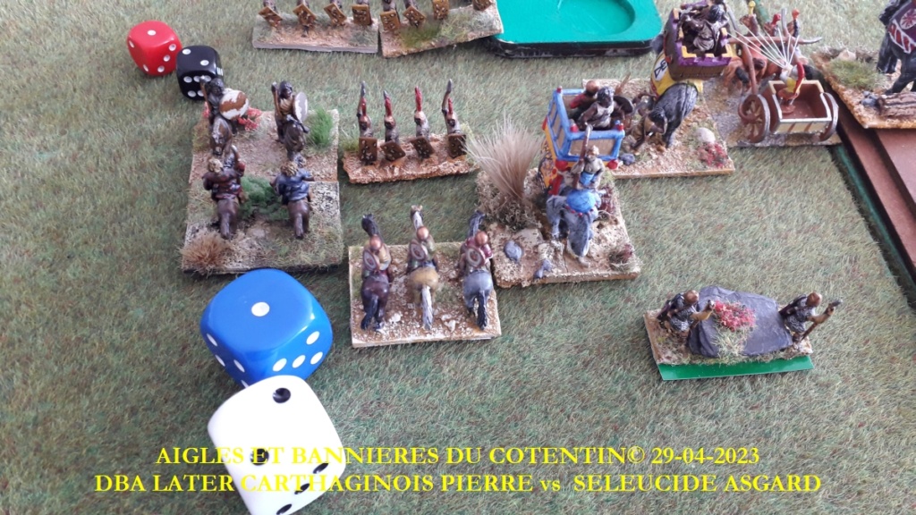 GALERIE - Réunion le samedi 29 avril 2023 14h00-18h <> DBA 3.0 Later Carthaginois Pierre vs Seleucid Asgard 24_abc36