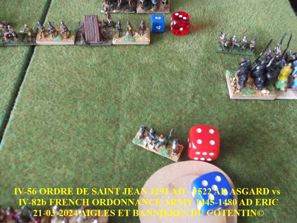 GALERIE IV-56 ORDRE DE SAINT JEAN 1291 AD - 1522 AD ASGARD   vs  IV-82b FRENCH ORDONNANCE ARMY 1445-1480 AD ERIC 25-abc20