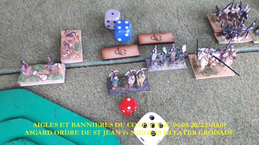 Réunion du samedi 06/08/2022 IV-17 LATER CRUSADER 1128 AD - 1303 AD vs IV-56 ORDER OF ST JOHN - MALTE 1291AD-1522AD partie 1 30_abc23