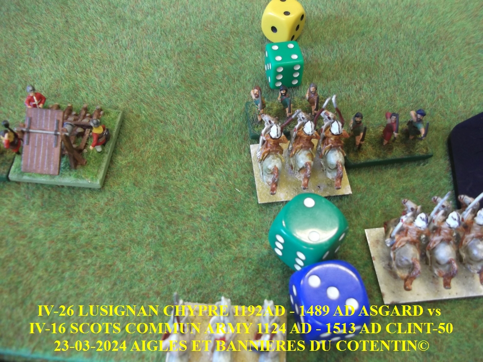 GALERIE IV-26 LUSIGNAN CHYPRE 1192AD - 1489 AD ASGARD  vs  IV-16 SCOTS COMMUN ARMY 1124 AD - 1513 AD CLINT-50 31-abc13