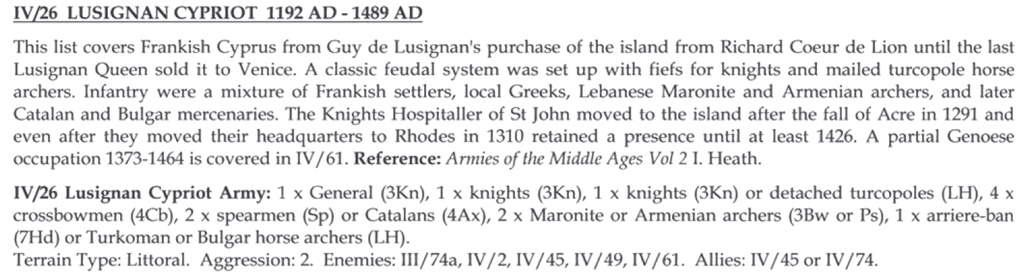 GALERIE DBA CLINT III-34a ANDALUSIAN ARMY 710-765 AD vs ASGARD IV-26 LUSIGNAN CHYPRE 1192AD - 1489 AD Iv-26_18