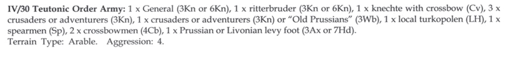  Réunion le dimanche 13 AOUT 2023 14h00-18h DBA NICOLAS III IV-30 TEUTONIQUES 1201 AD - 1525 AD  vs ASGARD IV-52 LATER NOMADIC MONGOL 1266 AD - 1508 AD Iv-30_21