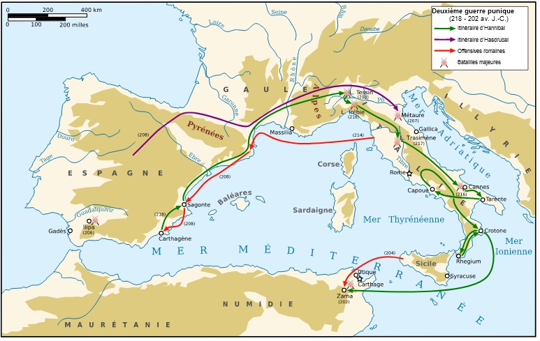 GALERIE II-49 MARIAN ROMAN 105BC - 25BC  ASGARD  vs II-32 LATER CARTHAGINOIS 275 BC-146 BC ERIC Map10