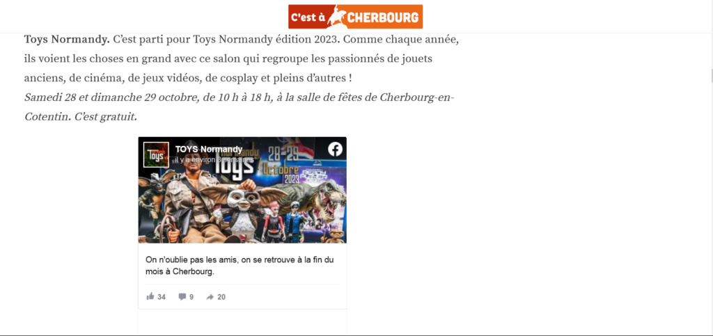  Toys Normandy 2023  Samedi 28 et Dimanche 29 octobre 2023 Salle des Fêtes Rue Grande Rue Cherbourg-Octeville  - Page 2 Screen57