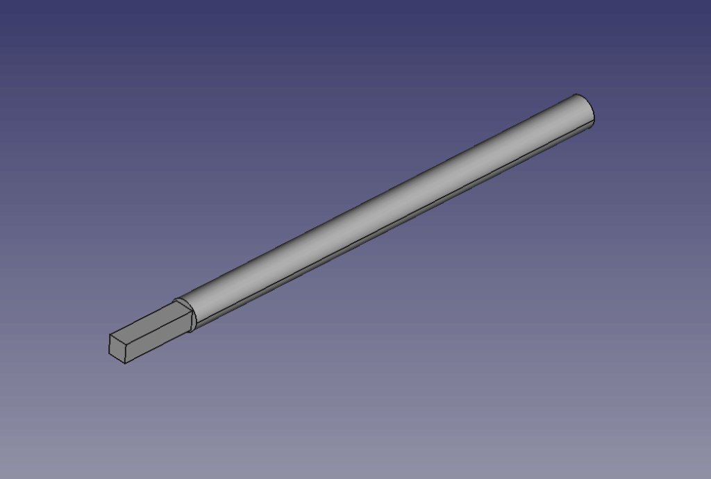 axe ; dimensions sur plan selon précision machine Captur21