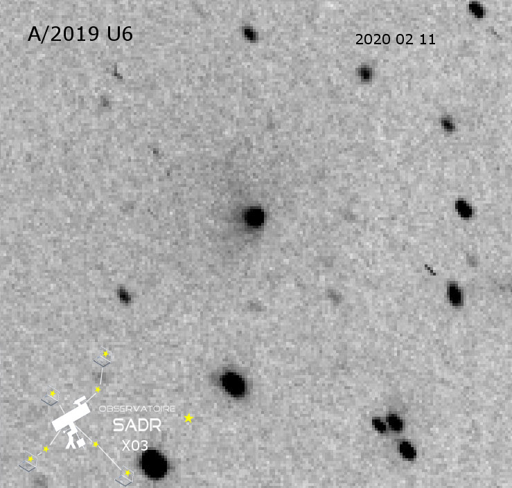Comètes 078P, A/2019 U6, C/2016 M1 A2019u10