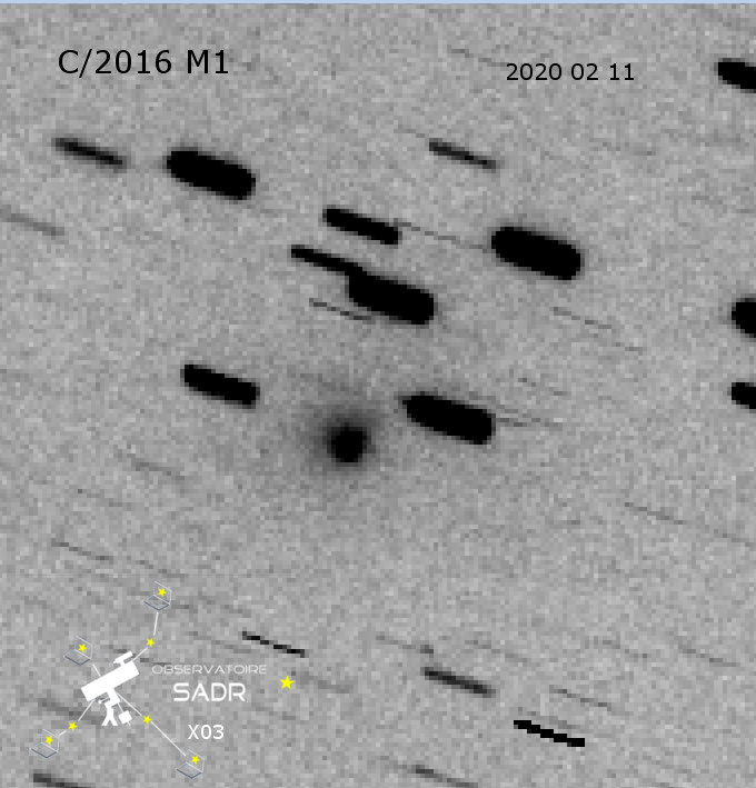 Comètes 078P, A/2019 U6, C/2016 M1 C2016m10