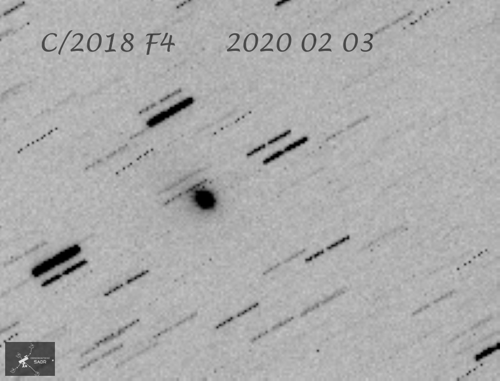 Fragmentation d'une comète C2018f10