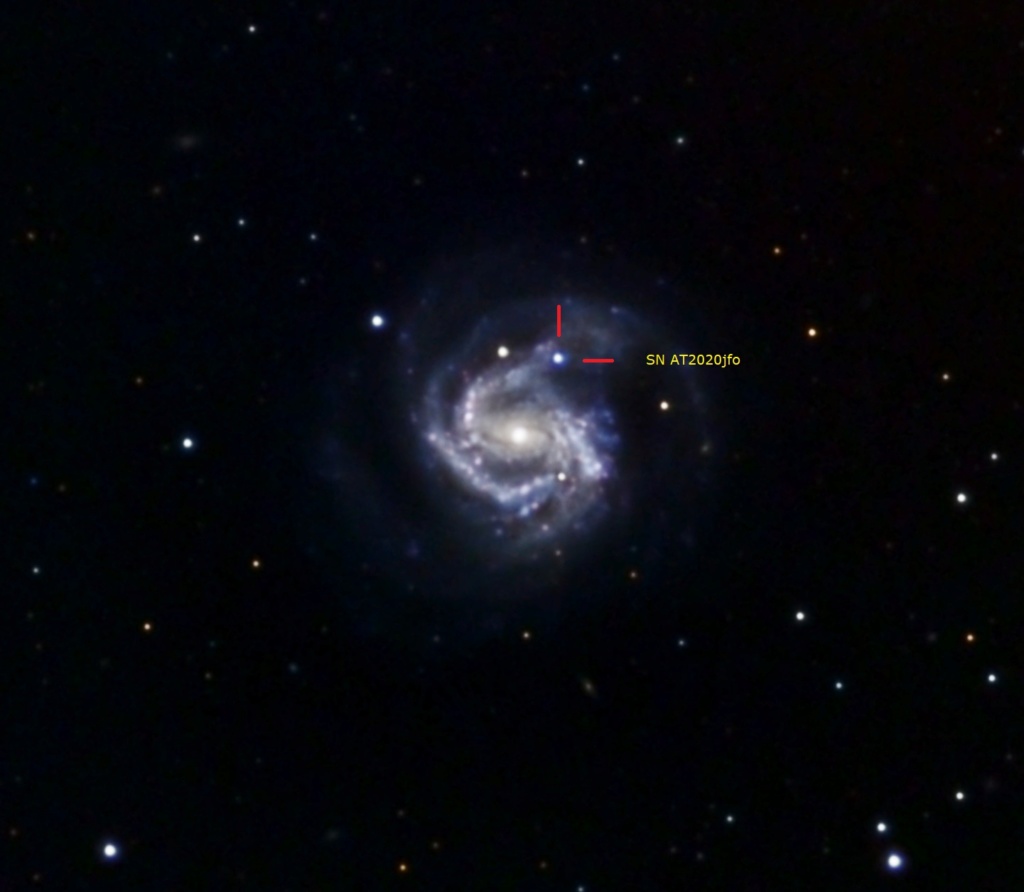 Super Nova dans M61 Lrgb_d11