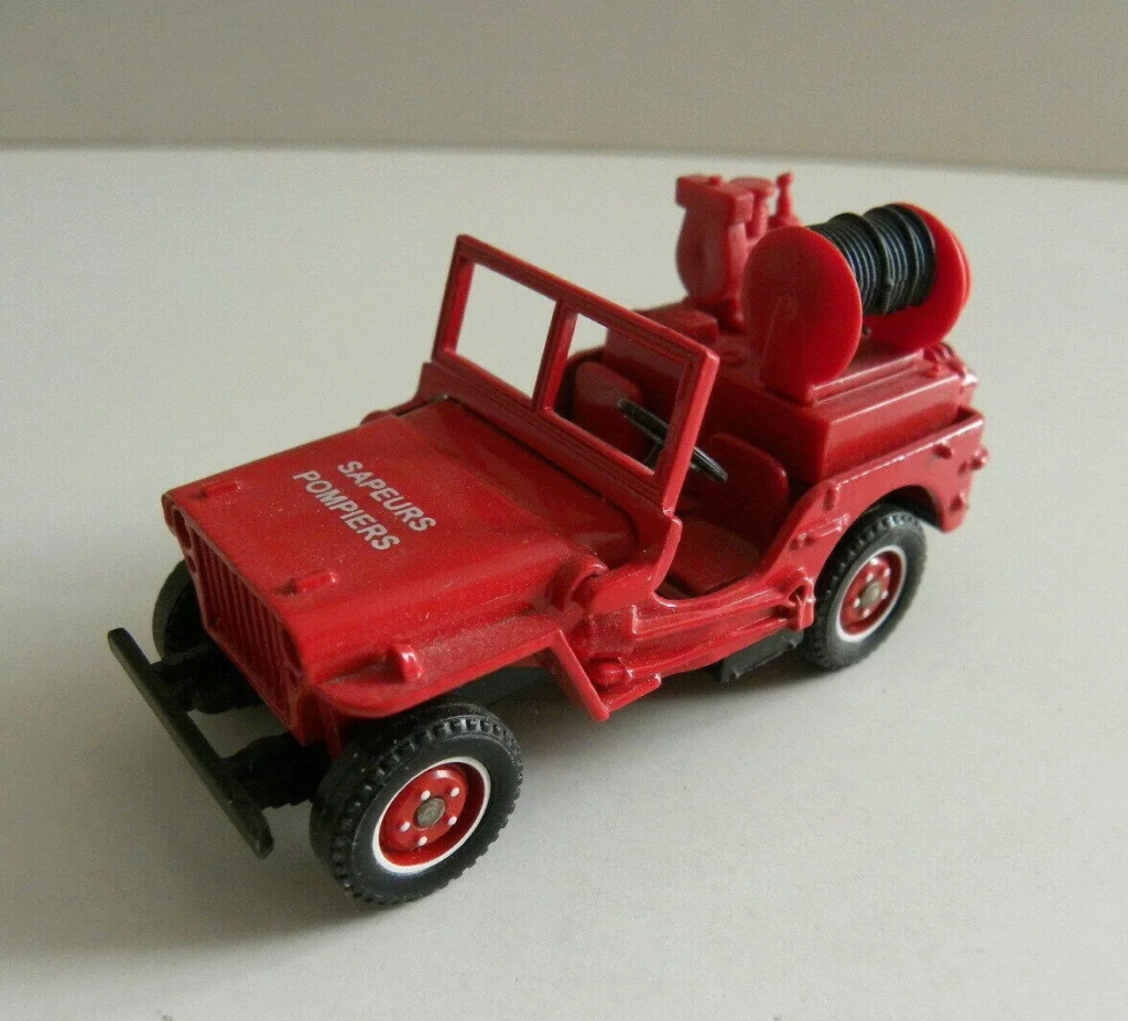 WILLYS (JEEP) : miniatures Hachette gravées d'un n° H73_je11