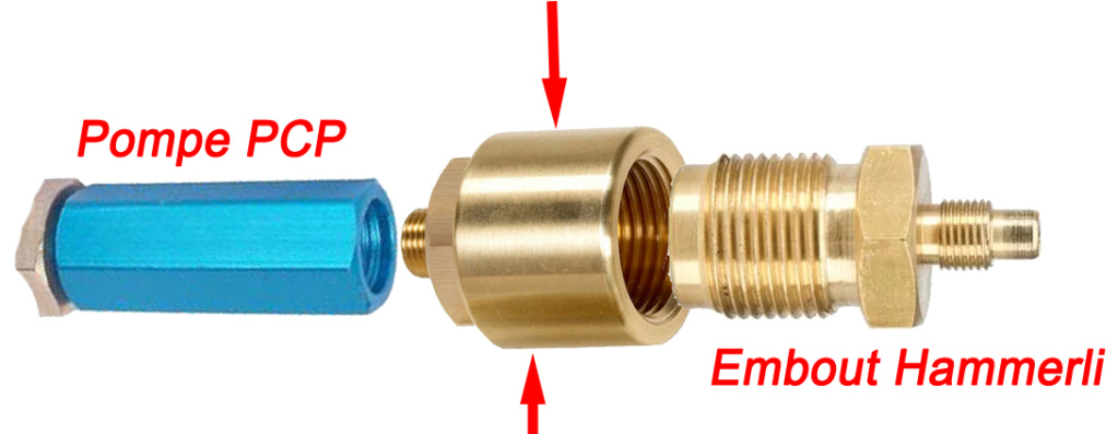 Raccord de pompe hill MK4 Recher10