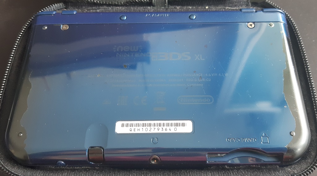 [VENDU] new 3DS XL IPS/TN Bleue Métallique, mSD 4 go, chargeur et protection 20230825