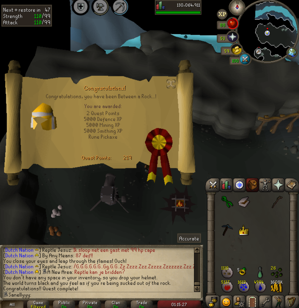 Sanellyyy. Maxed Melee. 99 Slayer.  Iron. I'm Back. - Pagina 11 Quest210