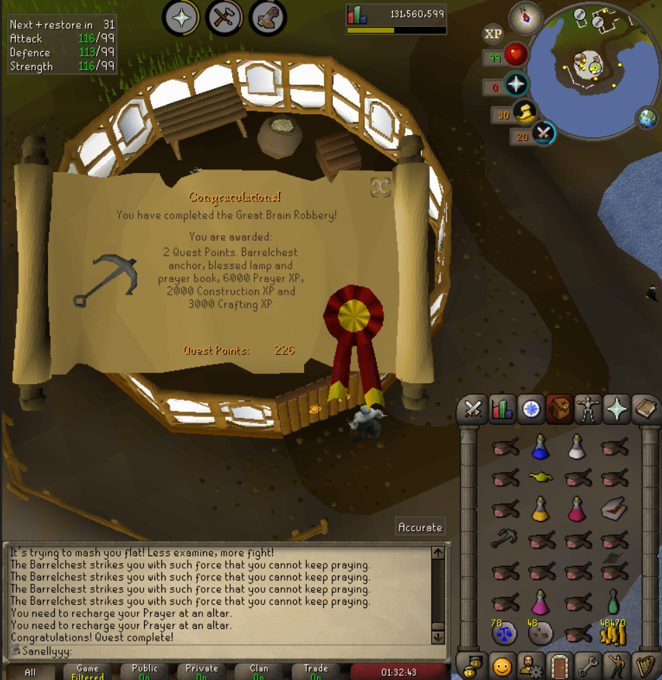 Sanellyyy. Maxed Melee. 99 Slayer.  Iron. I'm Back. - Pagina 12 Quest211