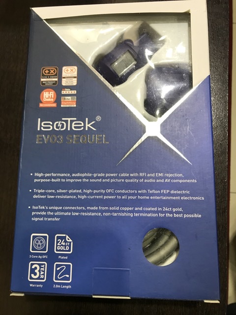 Isotek Sequel Power Cable (UK plug) 429ec710