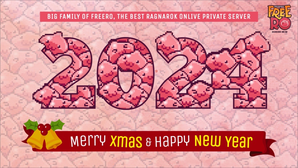 Event Design Wallpaper Christmas 2023 & New Year 2024 Freero13