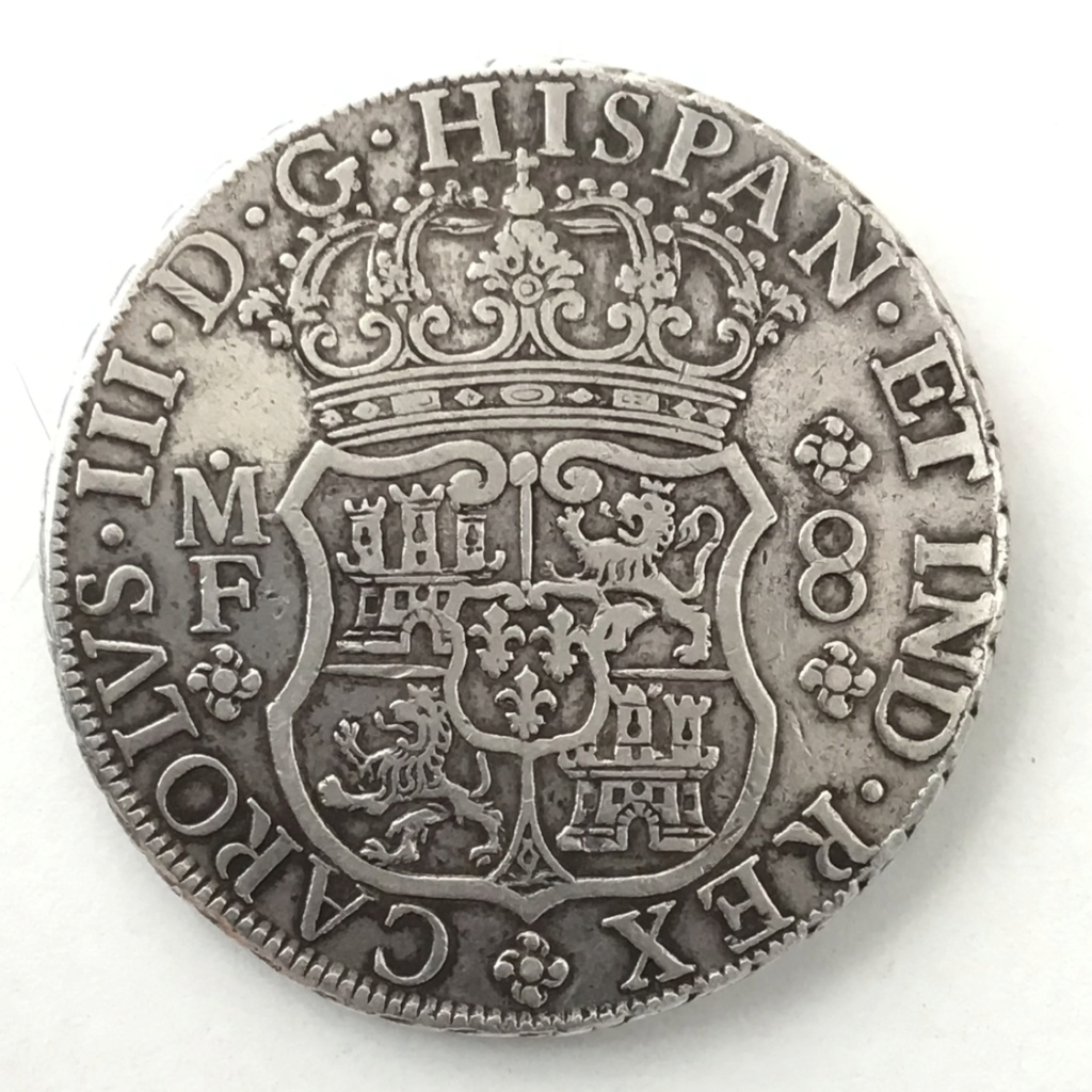 Opinión 8 Reales Columnarios 1767 Carlos III Anvers10