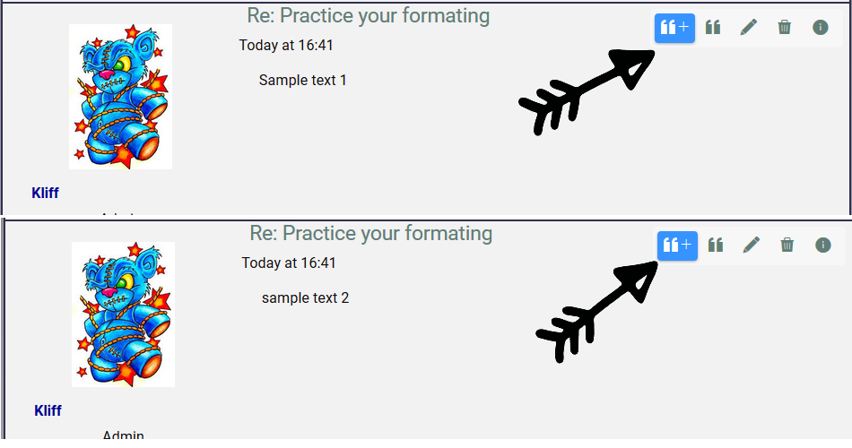 How to Format + Practice 1mtq10