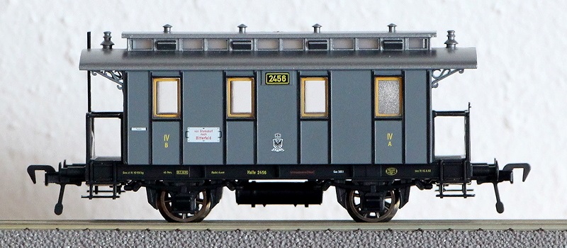 Die preußischen Reisezugwagen als H0-Modelle Fl-58213