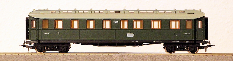 Die preußischen Reisezugwagen als H0-Modelle Kleinb10