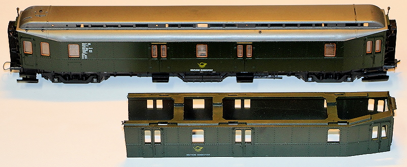 Bahnpostwagen aus den zwanziger und dreißiger Jahren - H0-Umbaumodelle Post4u23