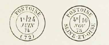 Quiz - Abandon du numéro de département sur les timbres à date Pontoi10