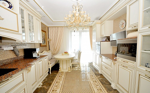 Купить итальянскую мебель для кухни в Москве Platin11