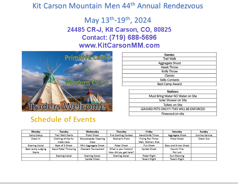 2024 Kit Carson Rendezvous  Kcmm2411