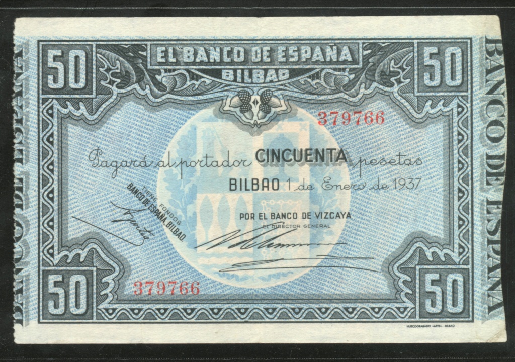 Billetes de Bilbao de 1937 B11-5010