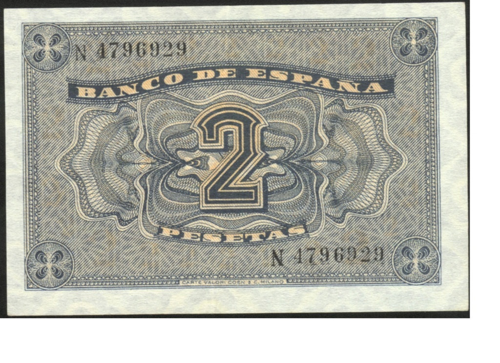 2 pesetas de 30 abril 1938 1938 P24-do12