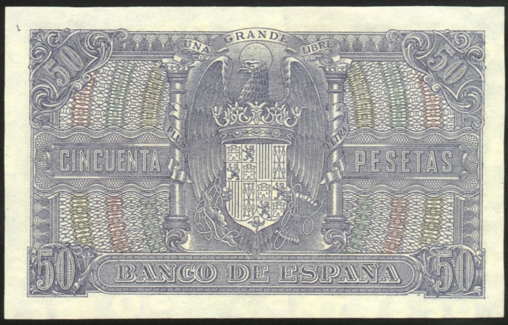 50 Pesetas 9 enero 1940, Menendez Pelayo P62-5012