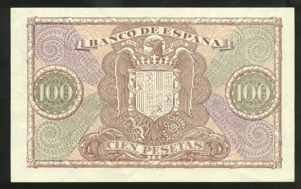 100 Pesetas 9 enero 1940, Cristobal Colon P70-1010
