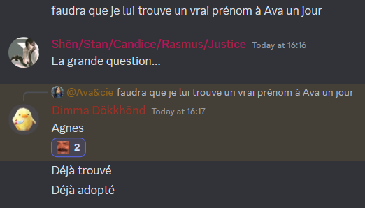 Les perles du Discord et citations RPS - Page 2 Agnes10