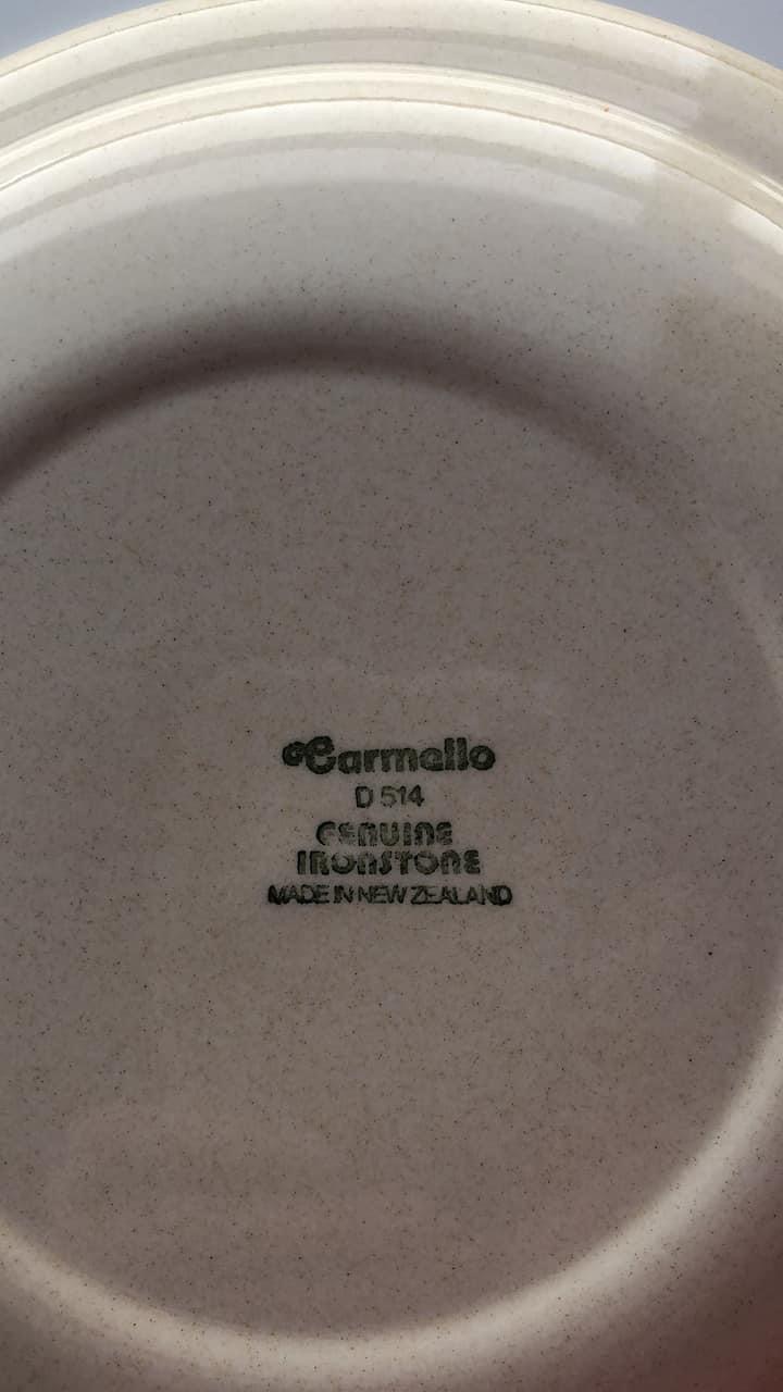 ironstone - Query re Carmello D514 New Zealand Ironstone dinnerware Plate_10