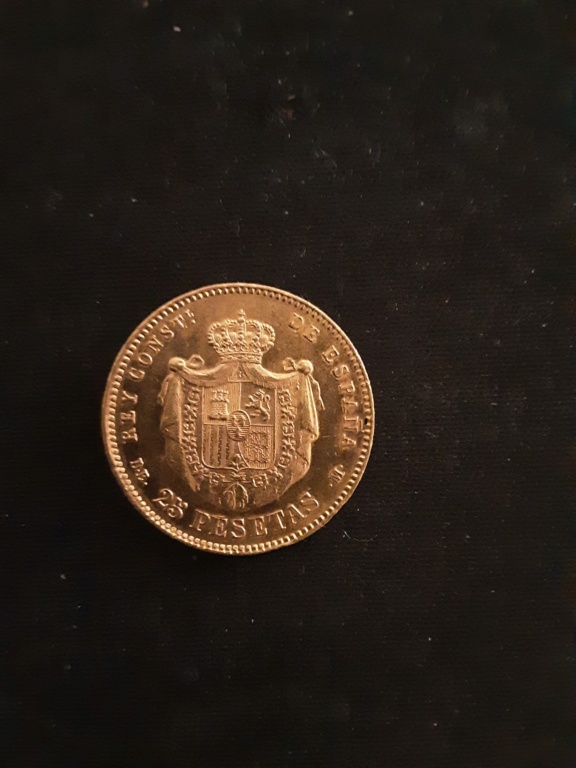 Duda sobre 25 pesetas. Alfonso ii 16715310