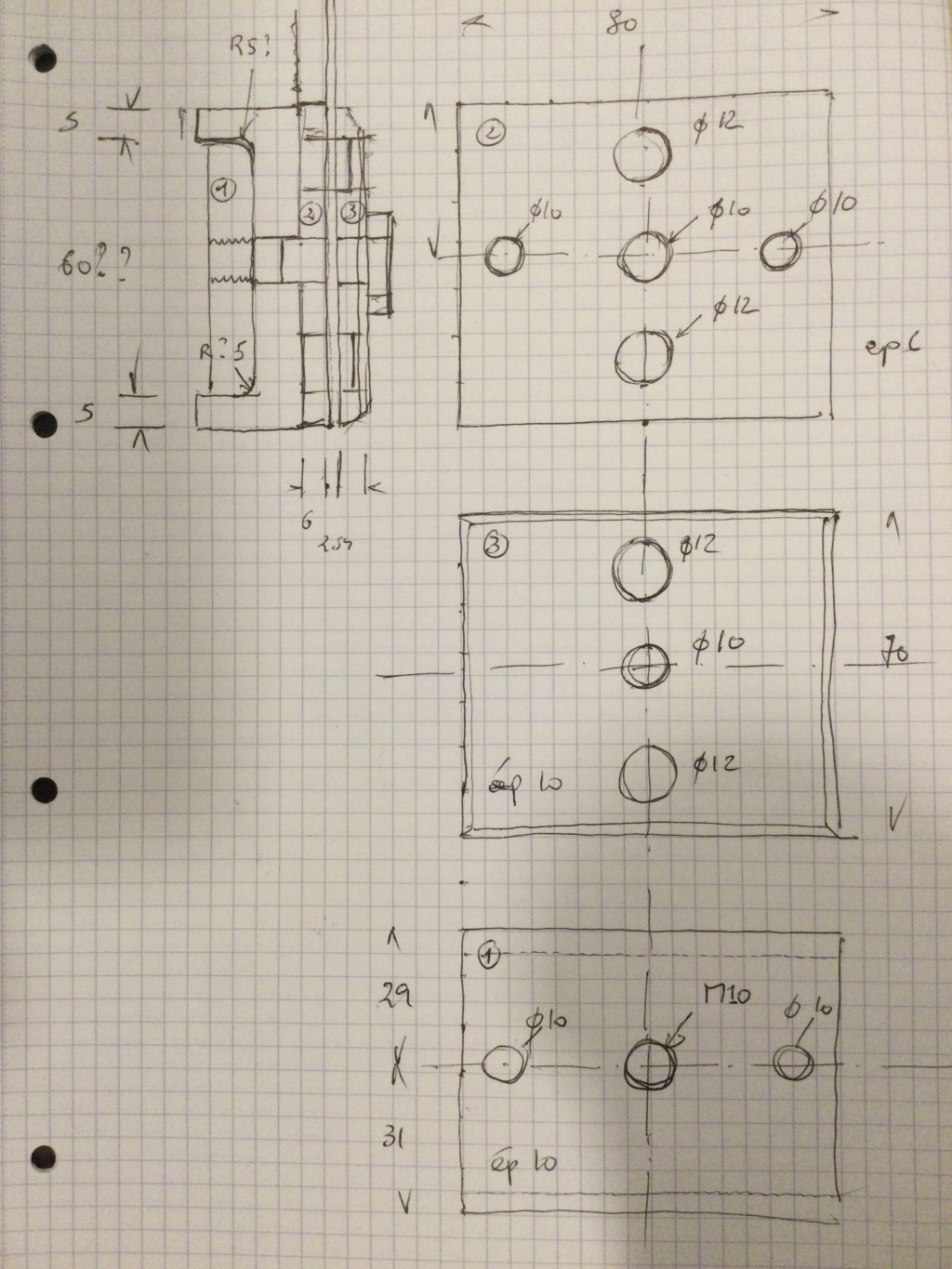 Entretoise couteau diviseur Lurem 410 sti Efdd5410