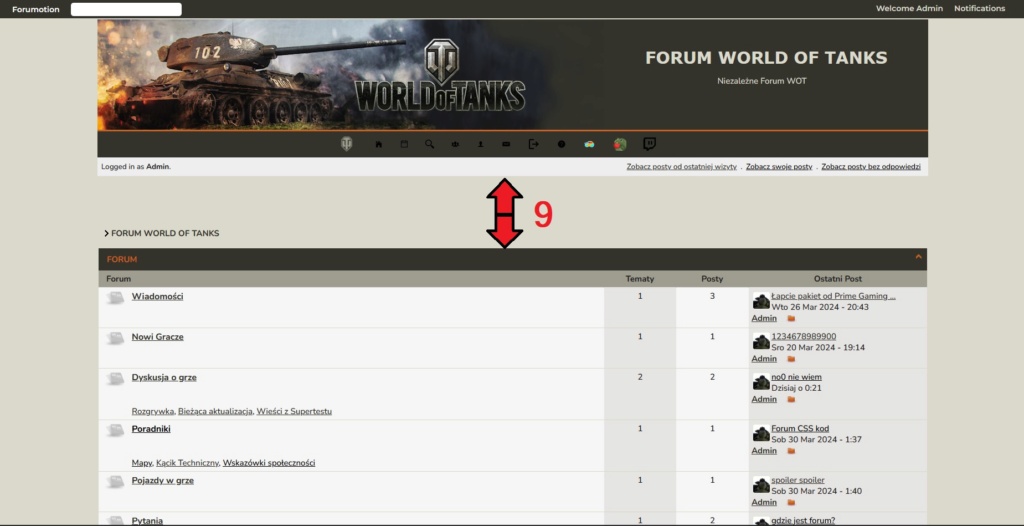 A few problems with the appearance of the forum. Nowy_o41
